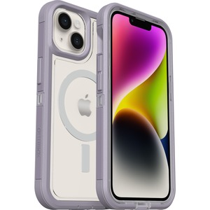 OtterBox Defender Series XT Rugged Carrying Case Apple iPhone 14, iPhone 13 Smartphone - Clear - Lint Resistant Port, Scrape Resistant, Dirt Resistant, Dust Resistant Port, Dirt Resistant Port, Drop Resistant, Bump Resistant - Plastic, Synthetic Rubber, Plastic Body - Lanyard Strap - 6.21" (157.73 mm) Height x 3.31" (84.07 mm) Width x 0.52" (13.21 mm) Depth - Retail
