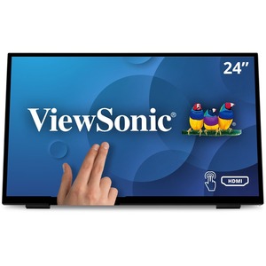 ViewSonic TD2465 24 Inch 1080p IPS Touch Screen Monitor with Advanced Ergonomics, HDMI and USB Inputs