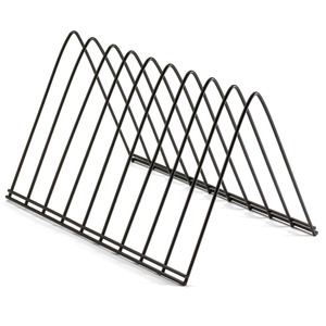 Officemate+93150+Triangular+Wire+File+Sorter%2C+Black+-+7%26quot%3B+Height+x+7%26quot%3B+Width+x+11%26quot%3B+DepthDesktop+-+Sturdy+-+Black+-+Steel+Wire+-+1+Each