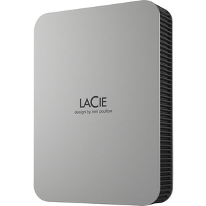 LaCie Mobile Drive Secure STLR4000400 4 TB Portable Hard Drive - External - Space Gray - USB 3.2 (Gen 1) Type C - 2 Year Warranty