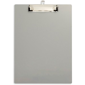 Officemate+Magnetic+Clipboard%2C+Aluminum+-+Aluminum+-+Gray+-+1+Each