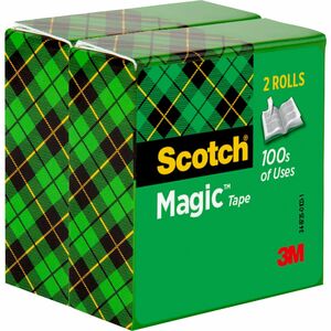Scotch+Magic+Tape+-+72+yd+Length+x+0.75%26quot%3B+Width+-+3%26quot%3B+Core+-+6+%2F+Bundle+-+Clear