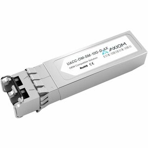 Axiom SFP+ Module - For Data Networking, Optical Network - 2 x Lc 10gbase-lr - Optical Fiber - 1310 nm10 Gigabit Ethernet - 10GBase-LR - 10 Gbit/s - 32808.40 ft (10000000 mm) Maximum Distance - Plug-in Module