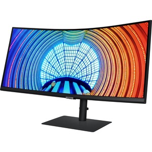 Samsung ViewFinity S6 S34A654UBN 34" UW-QHD Curved Screen LCD Monitor - 21:9 - Black - 34" (863.60 mm) Class - Vertical Alignment (VA) - 3440 x 1440 - 1.07 Billion Colors - FreeSync - 350 cd/m - 5 ms - 100 Hz Refresh Rate - HDMI - DisplayPort - USB Hub