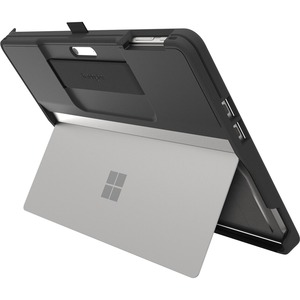 Kensington BlackBelt Rugged Carrying Case Microsoft Surface Pro 9 Tablet - Black - Drop Resistant, Heat Resistant - Elastic Body - Hand Strap, Handle