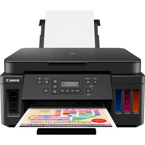 Canon+PIXMA+G6020+Wireless+MegaTank+Inkjet+Multifunction+Printer+-+Color+-+White