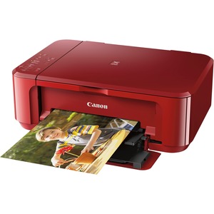 Canon+PIXMA+MG3620+Wireless+Inkjet+Multifunction+Printer+-+Color+-+Red