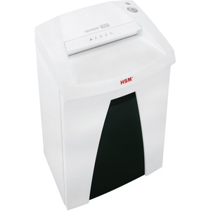 HSM+SECURIO+B22+-+1%2F4%26quot%3B+-+Continuous+Shredder+-+Particle+Cut+-+19+Per+Pass+-+for+shredding+Paper%2C+Paper+Clip%2C+Staples%2C+CD%2C+DVD%2C+Credit+Card+-+0.250%26quot%3B+Shred+Size+-+P-2%2FO-2%2FT-2%2FE-2+-+9.45%26quot%3B+Throat+-+8.70+gal+Wastebin+Capacity+-+White+-+TAA+Compliant