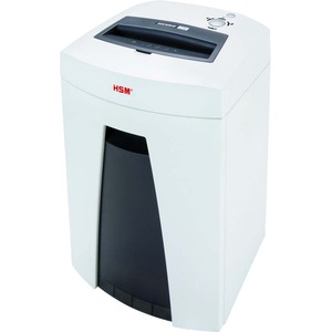 HSM+SECURIO+C18+-+1%2F4%26quot%3B+-+Continuous+Shredder+-+Strip+Cut+-+19+Per+Pass+-+for+shredding+Staples%2C+Paper%2C+Paper+Clip%2C+Credit+Card%2C+CD%2C+DVD+-+0.250%26quot%3B+Shred+Size+-+P-2%2FO-2%2FT-2%2FE-2+-+9.06%26quot%3B+Throat+-+6.60+gal+Wastebin+Capacity+-+White%2C+Black+-+TAA+Compliant