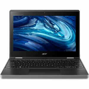 Acer TravelMate Spin B3 B311R-33 TMB311R-33-C872 11.6" Touchscreen Convertible 2 in 1 Notebook - HD - 1366 x 768 - Intel N100 Quad-core (4 Core) - 8 GB Total RAM - 128 GB SSD - Black - Windows 11 Pro Education - Intel UHD Graphics - In-plane Switching (IPS) Technology, CineCrystal - English Keyboard - Front Camera/Webcam - 10 Hours Battery Run Time - IEEE 802.11 a/b/g/n/ac/ax Wireless LAN Standard
