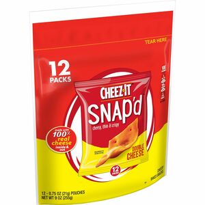 Cheez-It+Snap%26apos%3Bd+Double+Cheese+Crackers+-+Cheese+-+0.75+oz+-+12+%2F+Box