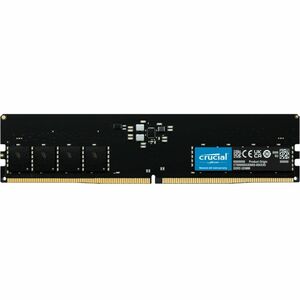 Crucial 32GB DDR5 SDRAM Memory Module - For Desktop PC, Motherboard - 32 GB (1 x 32GB) - DDR5-5600/PC5-44800 DDR5 SDRAM - 5600 MHz - CL46 - 1.10 V - On-die ECC - Unbuffered - 288-pin - DIMM - Lifetime Warranty