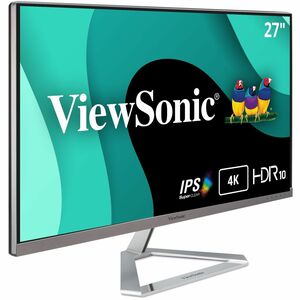 ViewSonic VX2776-4K-MHDU 27" 4K UHD LCD Monitor - 16:9 - Silver - 27" (685.80 mm) Class - SuperClear IPS - LED Backlight - 3840 x 2160 - 1.07 Billion Colors - 350 cd/m - 1 ms - 60 Hz Refresh Rate - HDMI - DisplayPort