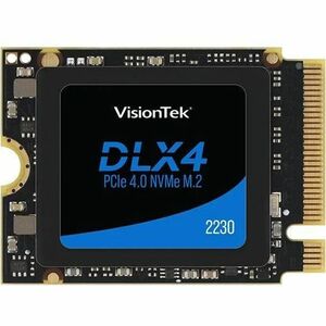 VisionTek DLX4 2 TB Solid State Drive - M.2 2230 Internal - PCI Express NVMe (PCI Express NVMe 4.0 x4) - Desktop PC Device Supported - 1000 TB TBW - 4985 MB/s Maximum Read Transfer Rate - 256-bit AES Encryption Standard