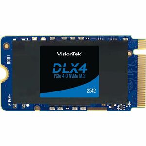 VisionTek DLX4 1 TB Solid State Drive - M.2 2242 Internal - PCI Express NVMe (PCI Express NVMe 4.0 x4) - Desktop PC Device Supported - 500 TB TBW - 5200 MB/s Maximum Read Transfer Rate - 256-bit AES Encryption Standard - 5 Year Warranty