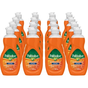 Palmolive+Antibacterial+Ultra+Dish+Soap+-+Concentrate+-+9.7+fl+oz+%280.3+quart%29+-+Mild+Citrus+Scent+-+16+%2F+Carton+-+Anti-bacterial%2C+Non-abrasive%2C+Phosphate-free%2C+Residue-free+-+Orange