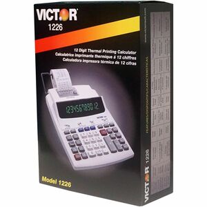 Victor+12-Digit+Thermal+Printing+Calculator+-+Thermal+-+12+Digits+-+LED+-+White+-+1+Each