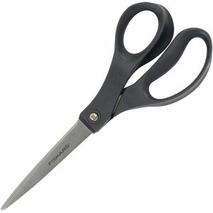 Fiskars+The+Performance+Scissors+-+Stainless+Steel+-+Straight+Tip+-+Gray+-+1+Each