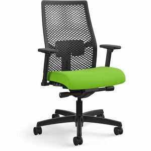 HON+Ignition+ReActiv+Back+Task+Chair+-+Fabric+Seat+-+Pear+Fabric+Seat+-+Black+Mesh+Back+-+Black+Frame+-+5-star+Base+-+1+Each