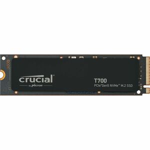 Crucial T700 4 TB Solid State Drive - M.2 2280 Internal - PCI Express NVMe (PCI Express NVMe 5.0 x4) - 2400 TB TBW - 12400 MB/s Maximum Read Transfer Rate - 5 Year Warranty