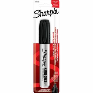 Sharpie+Permanent+Marker+-+Chisel+Marker+Point+Style+-+Black+-+Aluminum%2C+Plastic+Barrel+-+Felt+Tip+-+1+Each