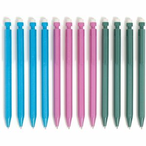 U+Brands+U-Eco+Mechanical+Pencil+-+0.7+mm+Green%2C+Pink%2C+Blue%2C+Gray+Lead+-+HB%2F%232+-+Refillable+-+Green%2C+Pink%2C+Blue+Barrel+-+12+%2F+Pack