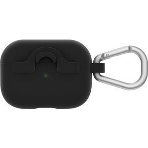 OtterBox Carrying Case Apple AirPods Pro, AirPods Pro (2nd Generation) - Black Taffy - Scratch Resistant, Scuff Resistant, Damage Resistant, Drop Resistant, Scrape Resistant - Polycarbonate, Synthetic Rubber Body - Carabiner Clip - 2.04" (51.82 mm) Height x 2.95" (74.93 mm) Width x 1.08" (27.43 mm) Depth - Retail