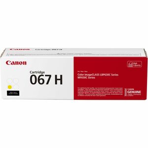 Canon+067+Original+High+Yield+Laser+Toner+Cartridge+-+Yellow+-+1+Each+-+2350+Pages