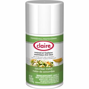 Claire+Metered+Air+Freshener+with+Ordenone+-+Aerosol+-+6000+ft%3F+-+7+fl+oz+%280.2+quart%29+-+Cucumber+Melon+-+30+Day+-+1+Each+-+Odor+Neutralizer