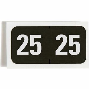 Smead+ETYJ+Color-Coded+Year+Labels+-+25+-+3%2F4%26quot%3B+Height+x+1+1%2F2%26quot%3B+Width+-+Black+-+1+Roll