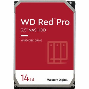 WD Red Pro WD142KFGX 14 TB Hard Drive - 3.5" Internal - SATA (SATA/600) - Conventional Magnetic Recording (CMR) Method - NAS Device Supported - 7200rpm - 5 Year Warranty