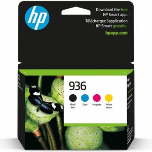 HP 936 Original Inkjet Ink Cartridge - CMYK - 4 Pack