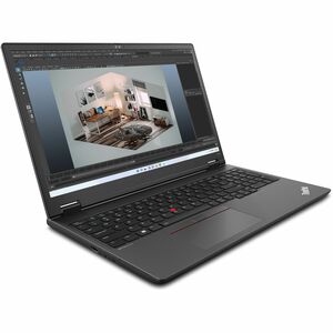 Lenovo ThinkPad P16v Gen 1 21FE0028CA 16" Mobile Workstation - WUXGA - 1920 x 1200 - AMD Ryzen 7 PRO 7840HS Octa-core (8 Core) 3.80 GHz - 32 GB Total RAM - 1 TB SSD - Thunder Black - AMD Chip - Windows 11 Pro - NVIDIA RTX A1000 with 6 GB - In-plane Switching (IPS) Technology - French Keyboard - Front Camera/Webcam - IEEE 802.11ax Wireless LAN Standard