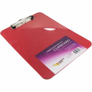 Mobile+OPS+Unbreakable+Clipboard+Red+%2861622%29+-+Wire+Clip+-+Polypropylene+-+Red