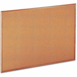 Universal+Bulletin+Board+-+36%26quot%3B+Board+Height+x+48%26quot%3B+Board+Width+x+1.20%26quot%3B+Board+Depth+-+Brown+Natural+Cork%2C+Tan+Surface+-+Durable%2C+Self-healing+-+Oak+Wood+Frame+-+1+Each
