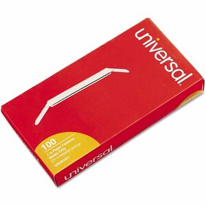 Universal+Paper+Fastener+-+Standard+-+1%26quot%3B+Size+Capacity+-+100+Sheet+Capacity+-+for+Binding%2C+Document%2C+Office%2C+School+-+2+Prong%2C+Durable+-+Silver+-+Steel+-+100+%2F+Box