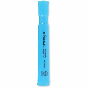 Universal+Highlighter+-+Fluorescent+Blue+Ink+-+Blue+Barrel+-+1+Dozen