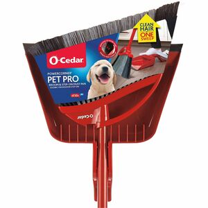 O-Cedar+PowerCorner+Pet+Pro+Broom+-+Red%2C+Black%2C+Gray+-+1+Each