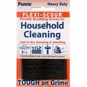 U.S.+Pumice+Flexi-Scour+Scouring+Screen+-+Ready-To-Use+-+1+Pack+-+Easy+to+Use%2C+Chemical-free%2C+Flexible+-+Gray