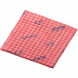 Vileda+Professional+Breazy+Microfiber+Cloths+-+13.78%26quot%3B+Length+x+13.78%26quot%3B+Width+-+25+%2F+Pack+-+Washable%2C+Hygienic+-+Red