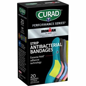 Curad+Strip+Antibacterial+Ironman+Bandages+-+1%26quot%3B+x+3.25%26quot%3B+-+1Box+-+Assorted+-+Fabric