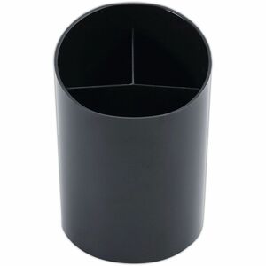 Universal+Pencil+Holder+-+5.6%26quot%3B+Height+x+4.4%26quot%3B+Width+x+4.3%26quot%3B+Depth+-+Plastic+-+Black+-+Recyclable%2C+Compact%2C+Sturdy+-+1+Each