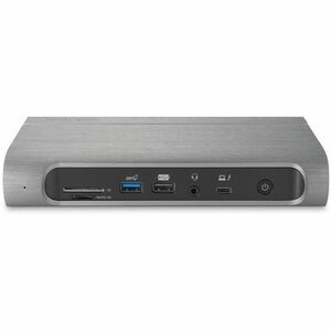 Kensington SD5800T Thunderbolt 4 and USB4 Quad Video Docking Station - for Notebook/Tablet PC/Monitor - Charging Capability - Memory Card Reader - SD, microSD - 170 W - Thunderbolt 4 - 4 Displays Supported - 4K, 2K, 8K, 6K, Full HD, QHD - 3840 x 2160, 7680 x 4320, 2048 x 1080, 1920 x 1080, 2560 x 1440 - 7 x USB Ports - 1 x USB 2.0 - 6 x USB Type-A Ports - USB Type-A - 1 x USB Type-C Ports - USB Type-C - 1 x RJ-45 Ports - Network (RJ-45) - 2 x HDMI Ports - HDMI - 2 x DisplayPorts - DisplayPo