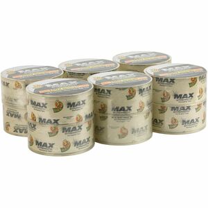 Duck+Max+Strength+Packaging+Tape+-+54.60+yd+Length+x+1.88%26quot%3B+Width+-+Damage+Resistant+-+For+Packaging%2C+Shipping%2C+Moving%2C+Storage%2C+Box%2C+Home%2C+Office%2C+Project%2C+Sealing+-+12+%2F+Pack+-+Clear