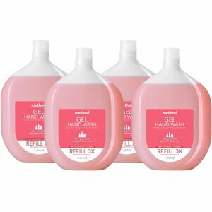 Method+Pink+Grapefruit+Gel+Hand+Wash+-+Pink+Grapefruit+ScentFor+-+12+fl+oz+%28354.9+mL%29+-+Bottle+Dispenser+-+Hand+-+Light+Pink+-+Refillable%2C+Cruelty-free%2C+Paraben-free%2C+Phthalate-free+-+4+%2F+Carton