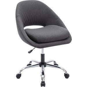 NuSparc+Resimercial+Lounge%2FTask+Chair+-+Neutral+Gray+Fabric+Seat+-+Low+Back+-+5-star+Base+-+Gray+-+1+Each