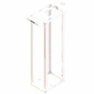 Ortronics MM20 Rack, 8FT X 30" Adjustable 4 Post, White