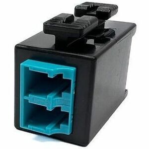 Ortronics HDFM Fiber Module with HiLOC Boot, Duplex, LC, Aqua