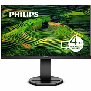 Philips B-Line 241B8QJEB 24" Class Full HD LED Monitor - 16:9 - Textured Black - TAA Compliant