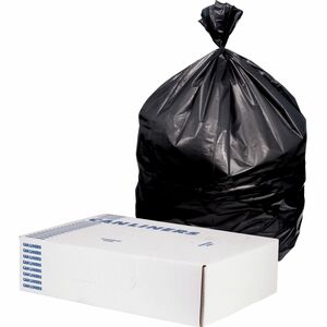Heritage+Value+Line+Can+Liners+-+60+gal+Capacity+-+1.20+mil+%2830+Micron%29+Thickness+-+Black+-+Resin+-+Waste+Disposal+-+Recycled+-+1+Carton
